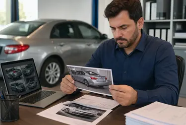Profissional resolvendo desbloqueio de sinistro de veículo em Muriaé.